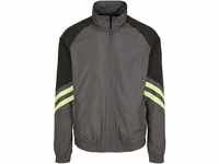 Urban Classics Mens Jacke Block Sport Track Jacket Cardigan Sweater, darkshadow, S