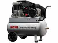 ROWI Ölgeschmierter Kompressor 2,2 kW Pro 50 Liter-Behälter, max.10 bar, 320...