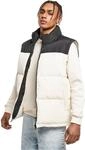 Urban Classics Herren Jacke Block Puffer Vest black/whitesand S