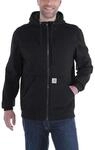 Carhartt Herren Wind Fighter&reg; mittelschweres Full-Zip Sweatshirt, Schwarz, XS