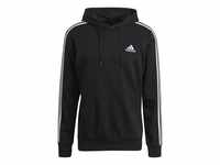 Adidas Essentials 3-Streifen Kapuzensweat Black/White M