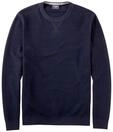 OLYMP Herren Pullover Rundhals Casual.Strick,Struktur,Regular fit,Marine 18,M