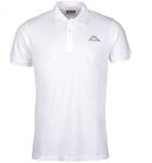 Kappa Unisex Polo Shirt PELEOT Damen Herren 303173 Weiss, Bekleidungsgr&ouml;&szlig;e:L