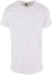 Urban Classics Herren T-Shirt Long Shaped Turnup Tee, l&auml;ssiges T-Shirt f&uuml;r M&auml;nner,