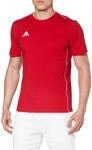 adidas Herren T-Shirt Core 18, Power Red/White, S, CV3982