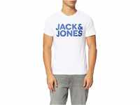 JACK & JONES Herren T-Shirt O-Neck JJECorp Logo Tee mit Frontprint 12151955...