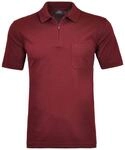 RAGMAN Herren RAGMAN Kurzarm Poloshirt, Rot, L