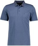 RAGMAN Herren Softknit-Poloshirt Fishnet