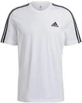 adidas Herren T-shirts - Gl3733 T Shirts, Wei&szlig; / Schwarz, 3XL EU