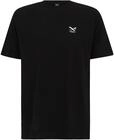 IRIEDAILY Herren Bio-Baumwoll Sommer T-Shirt - Chestflag Tee in Schwarz, S