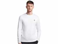 Lyle & Scott Langarmshirt Herren Weiß | Premium Plain L/S T-Shirt | Longsleeve