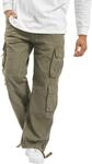 Brandit Pure Vintage Pants, Farbe: Olive, Gr&ouml;&szlig;e: M