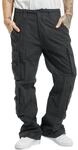 BRANDIT PURE VINTAGE TROUSER CARGOHOSE HOSE bis 7XL (Anthrazit)XXL