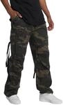 Brandit Herren M65 Vintage Pants Cargo Freizeithose, Woodland, M