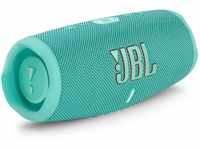 JBL Charge 5 Bluetooth-Lautsprecher in Türkis – Wasserfeste, portable...