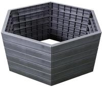 Garantia Ergo Hochbeet XL 75 Wood, inkl. Flora Wassersparsystem - Blumentopf,