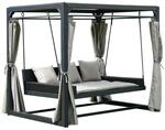 Home Deluxe - Gartenliege - Provence, Ma&szlig;e: ca. 236 x 180 x 210 cm, Schwebendes
