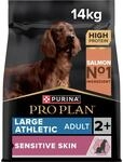 Pro Plan Large Athletic Adult Sensitive Skin, Hundefutter trocken, reich an Lachs,