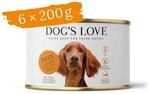 DOG'S LOVE Classic Pute, 6er-Pack (6 x 200g)