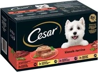CESAR Schale Multipack Klassik-Terrine 4 Variet&auml;ten 8 x 150g