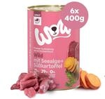 WOW Dog Hunde-Nassfutter mit Wild | Enth&auml;lt Vitamine und Mineralien, ohne...