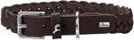 HUNTER Halsband Solid Education Special M (55), DunkelBraun