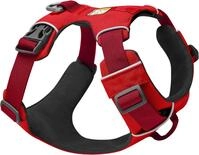 RUFFWEAR Front Range Hundegeschirr, reflektierend, gepolstert, kein Ziehen, Rot