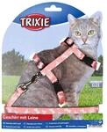 Trixie 41894 Katzengeschirr mit Leine, Nylon, 27&ndash;45 cm/10 mm, 1,20 m