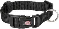 TRIXIE Premium Halsband, XXS&ndash;XS: 15&ndash;25 cm/10 mm, schwarz