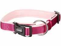 Nobby Halsband Classic Preno, himbeere / pink L: 450-65 cm, B: 25/35 mm, 1...