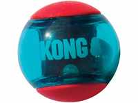 KONG – Squeezz Action Ball, Rot – Interaktives, Quietschendes...