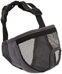 Trixie 17626 Maulkorb f&uuml;r kurznasige Rassen, Polyester, S, grau