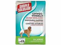 Simple Solution Hunde Windeln XL, 12 Stück