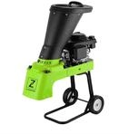 Zipper H&auml;cksler 3kw Benzin 4 Takt ZI-HAEK4000 Gr&uuml;n Gartenh&auml;cksler Metall