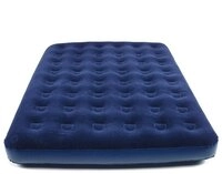 Wehncke Velours-Luftbett Royal-Blue 203 x 152 cm