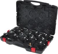 KS Tools 150.2520 Turbolader-Ladeluft-System-Pr&uuml;fkoffer-Satz, 17-tlg