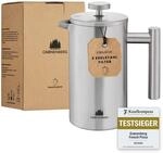 Groenenberg French Press I Hochwertige French Press Thermo mit Warmhalte-Funktion I