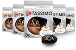 Tassimo LOr Cappuccino, Kaffee, Kaffeekapsel, T-Disc Espresso, Milchkaffee, 8