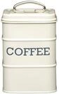 KitchenCraft Kaffeedose, Stahlbeh&auml;lter mit altmodischem Design, Living Nostalgia