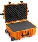 B&W International Mehrzweckkoffer Outdoor 6700 (PP.428) Orange - mit W&uuml;rfelschaum -