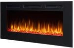 BALDERIA Elektrokamin Fiamma 48" | Elektrischer Einbaukamin mit 3D-Flammeneffekt 