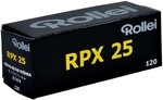 Rollei RPX 25 ISO Black & White Film, 120 Size