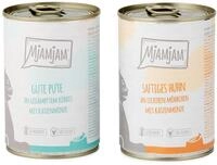 MjAMjAM - Premium Nassfutter f&uuml;r Katzen - Monopaket I - mit Huhn und Pute, 6er Pack