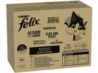 FELIX Katzenfutter nass in Gelee, Sorten-Mix, 120er Pack (120 x 85g)