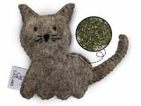 CATLABS nachhaltiges Katzenspielzeug 'Kuschelige Katze' mit Katzenminze | Faire
