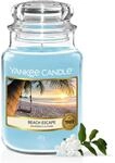 Yankee Candle Duftkerze im Glas (gro&szlig;) | Beach Escape | Kerze mit langer Brenndauer