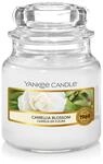 Yankee Candle Duftkerze im Glas (klein) | Camellia Blossom | Brenndauer bis zu 30