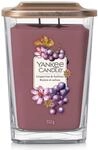 Yankee Candle gro&szlig;e Duftkerze mit 2 Dochten | Grapevine & Saffron | Brenndauer bis