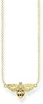 THOMAS SABO Kette Biene 925er Sterlingsilber; 750er Gelbgold Vergoldung KE1866-414-7