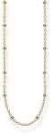 THOMAS SABO Erbskette gelbgold 925 Sterlingsilber, 750 Gelbgold Vergoldung